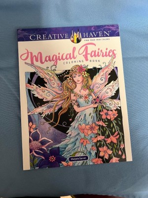 Flower and Fairy Coloring Book