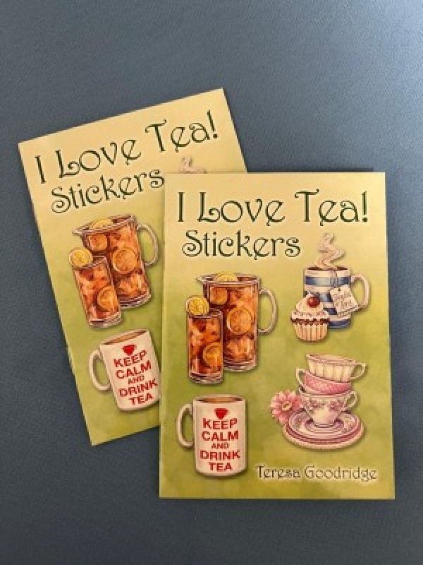 I LOVE TEA stickers